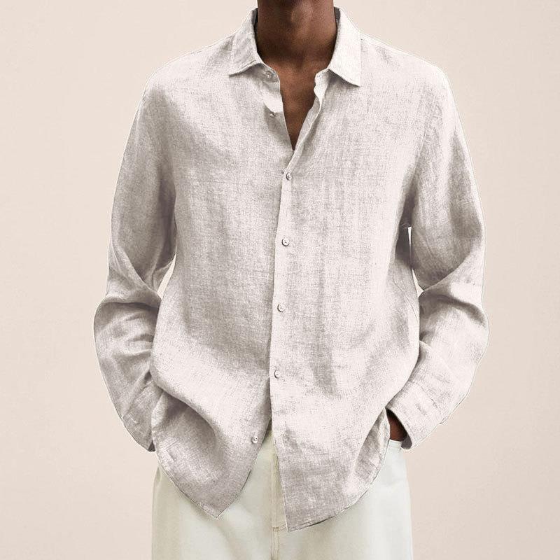 Chemise élégante en lin pour homme