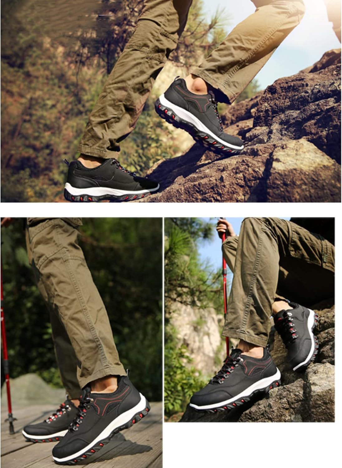 Chaussures de randonnée de luxe avec une touche sportive