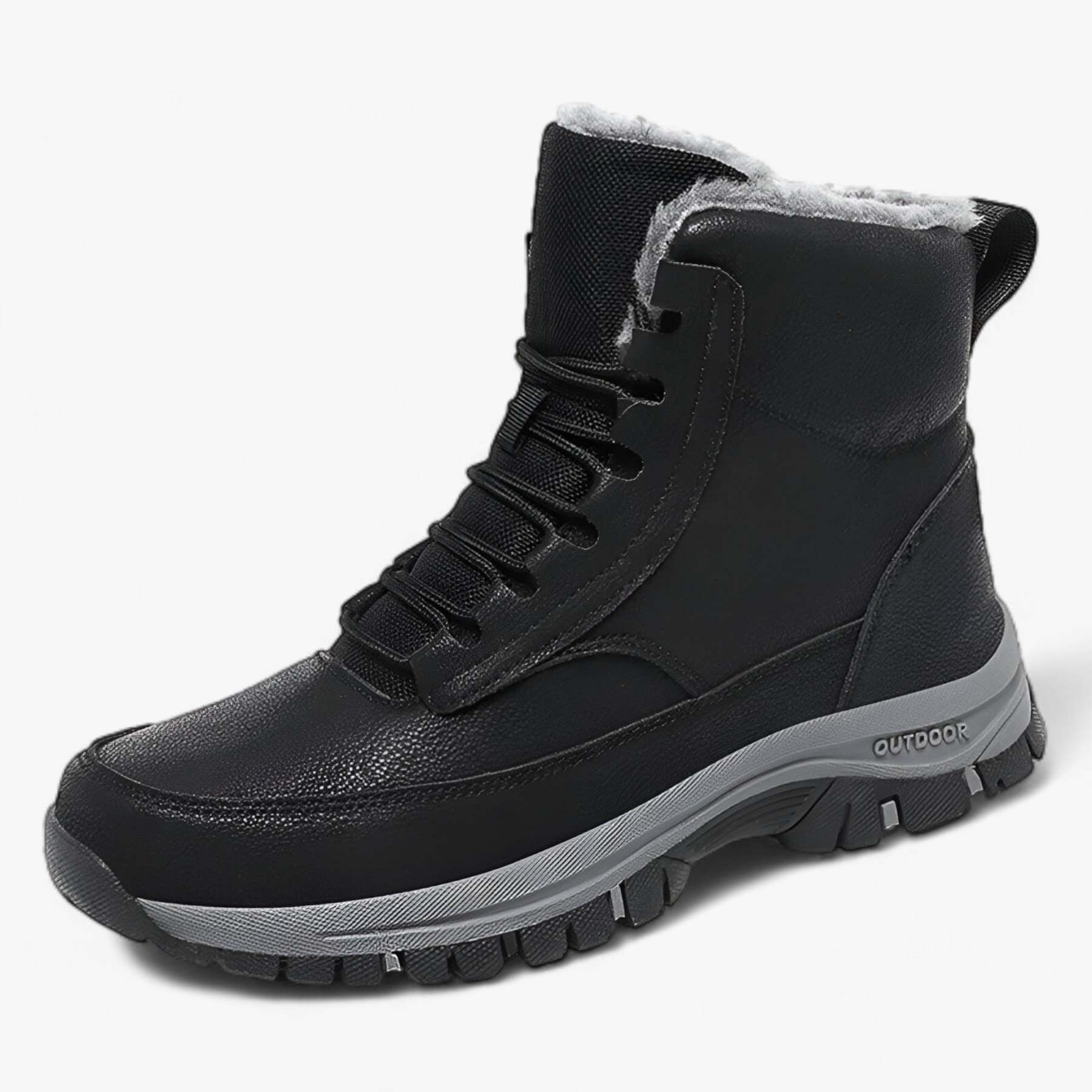 Bottes en Cuir Imperméables pour Neige - Ultra Chaleureuses et Pratiqu