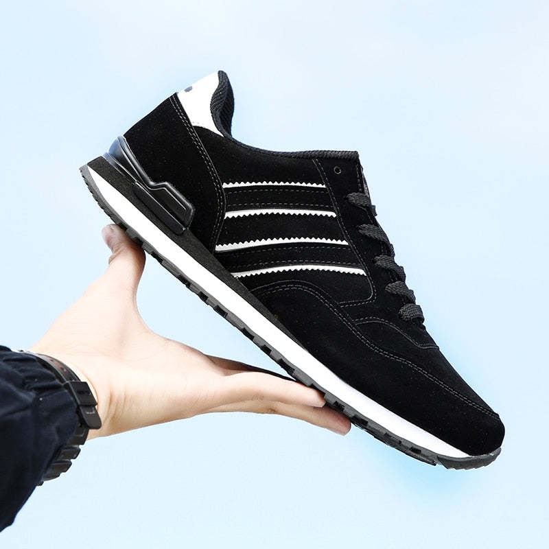 Chaussures décontractées de haute qualité respirantes à lacets-Luckweek