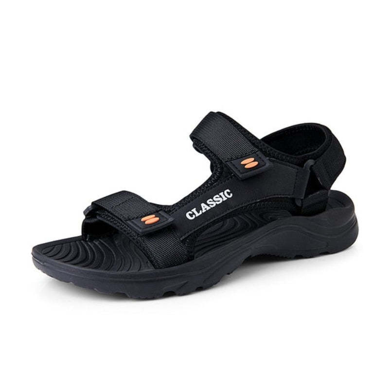 Sandale orthopédique pour hommes, soutien de la voûte plantaire, légère, antidérapante-Luckweek
