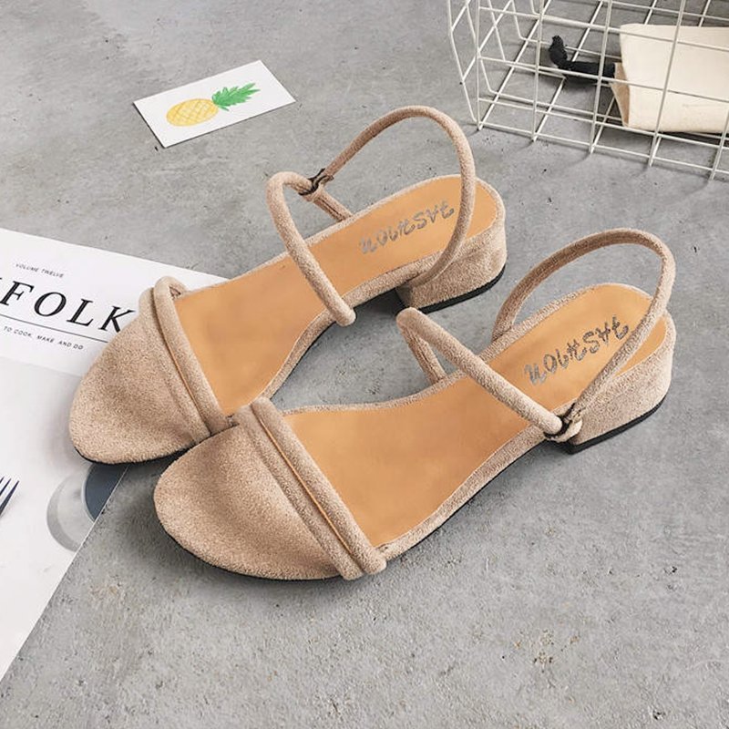 Sandales d'affaires à Petit Talon Pour Femme-Luckweek