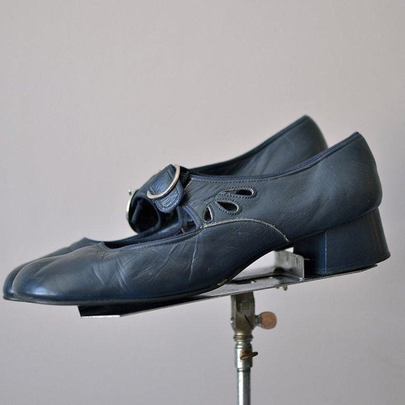 Mary Janes été talon bas Vintage femmes chaussures