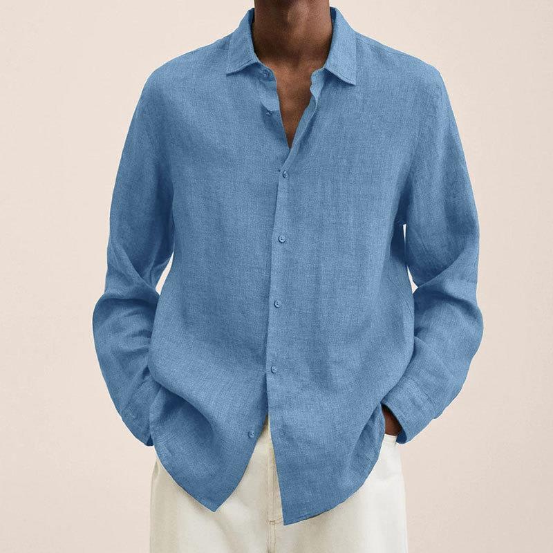 Chemise élégante en lin pour homme
