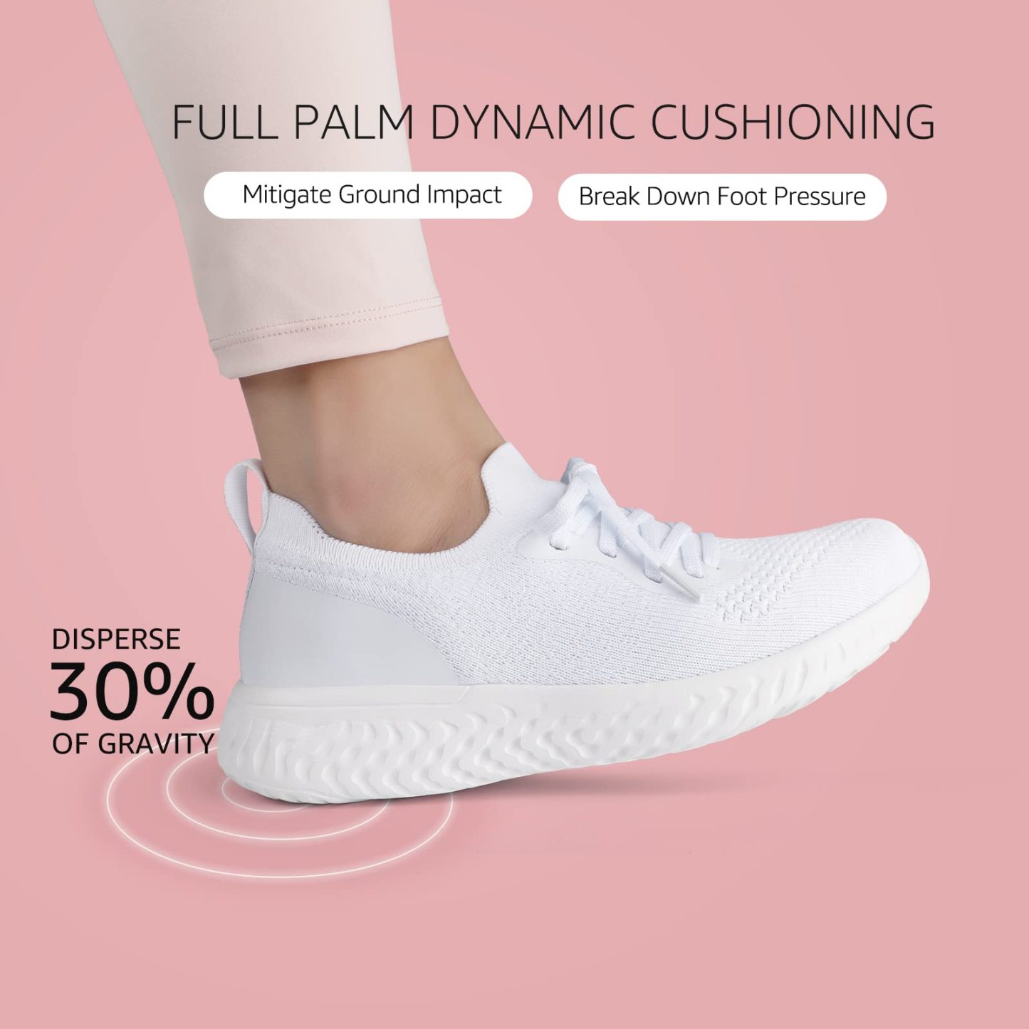 Basket Femme Confort Chaussure de Running Marche Sport Casual Fitness Sneakers