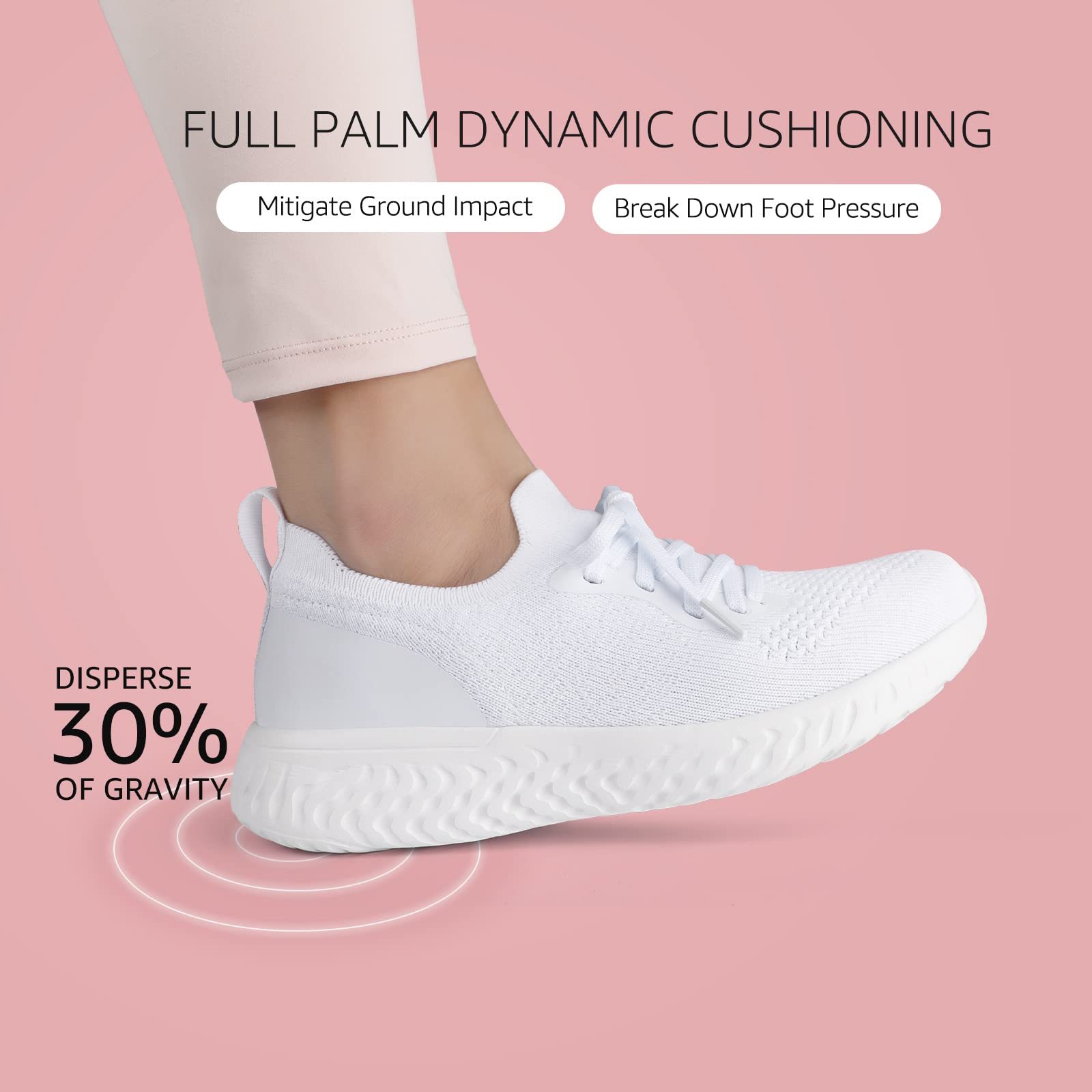 Basket Femme Confort Chaussure de Running Marche Sport Casual Fitness Sneakers