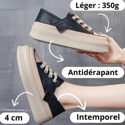 Mocassins femme en Cuir Confortables