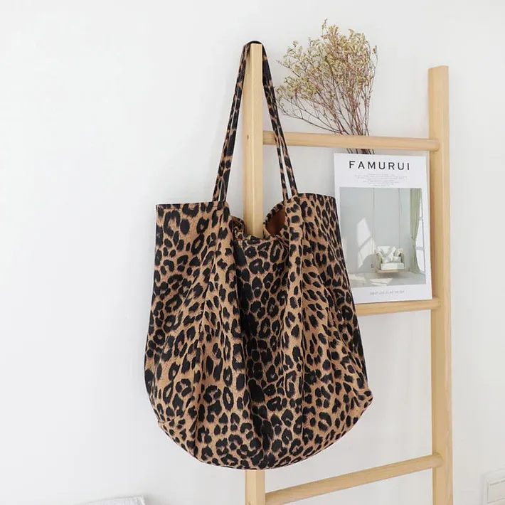 Sac Cabas Léopard
