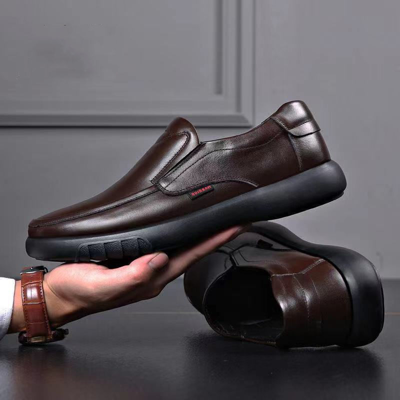 Chaussures orthopédiques noires chic pour hommes