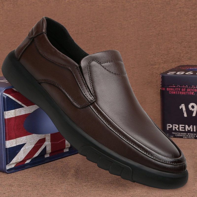 Chaussures orthopédiques noires chic pour hommes