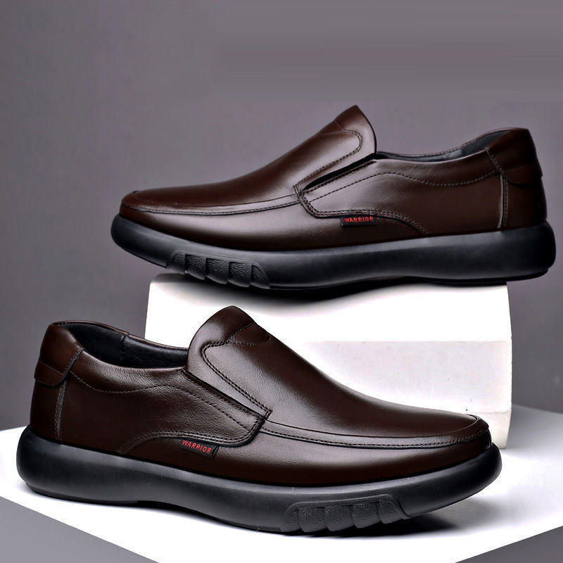 Chaussures orthopédiques noires chic pour hommes