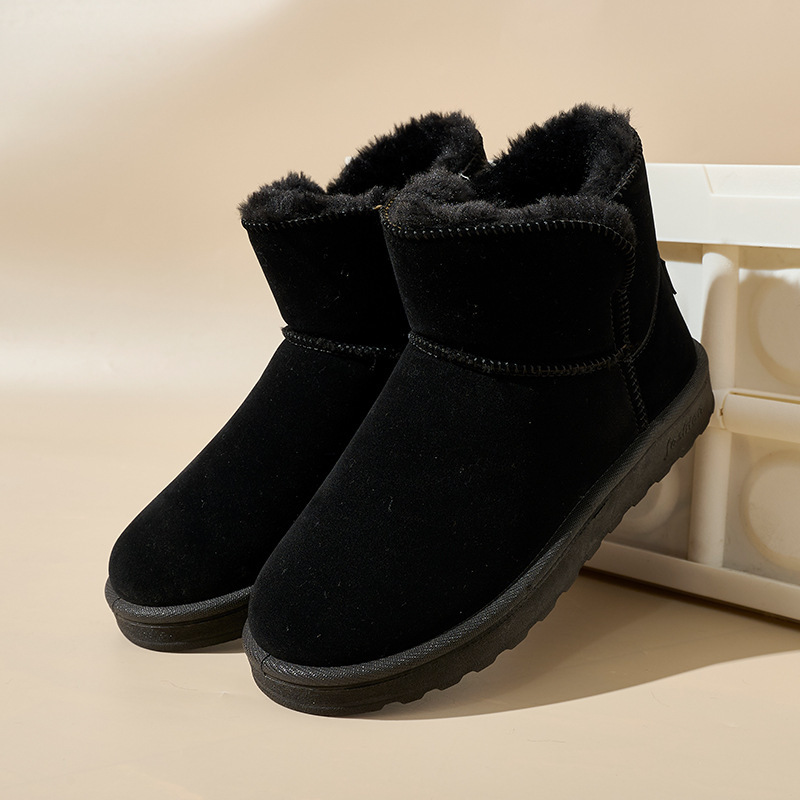 Chaussures décontractées en daim à la mode minimaliste pour femmes