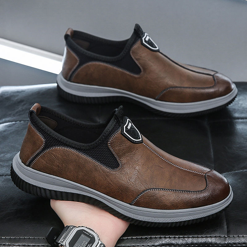Mocassins chaussure à plateforme pour homme