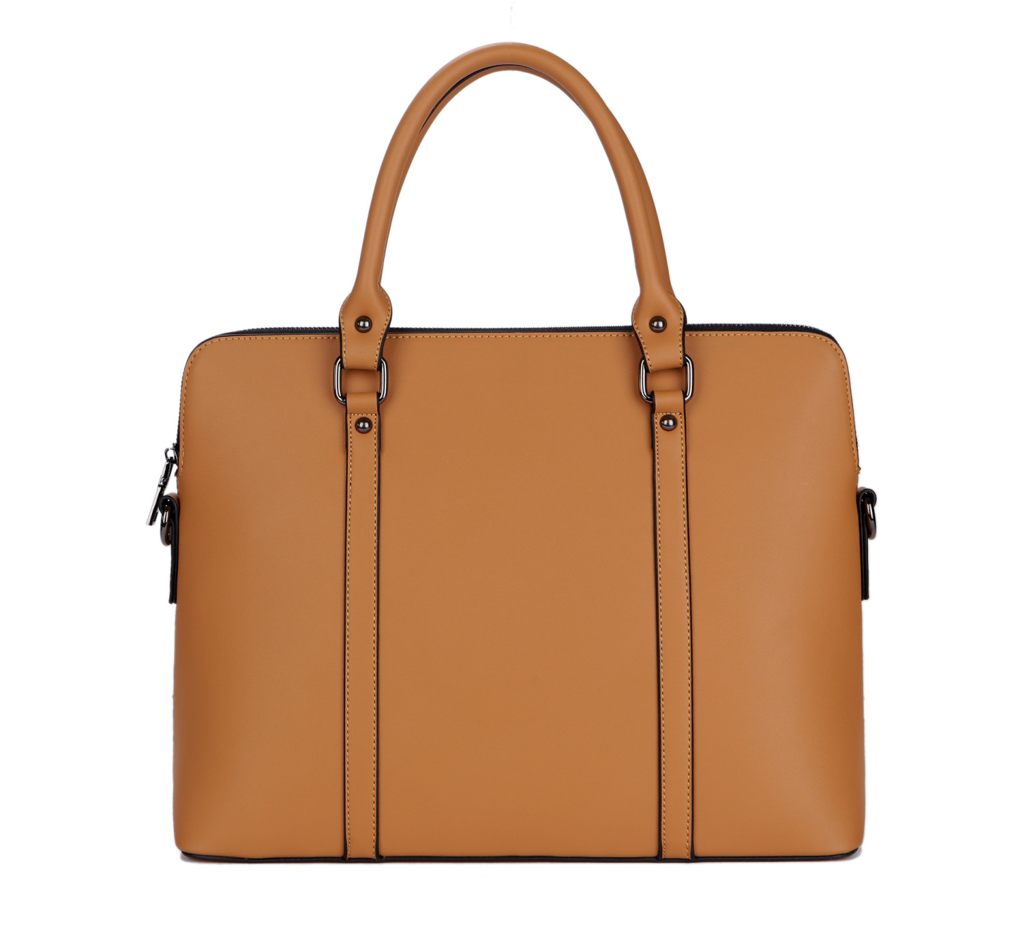 Sac Ordinateur Femme en Cuir Multipoches avec Bandoulière