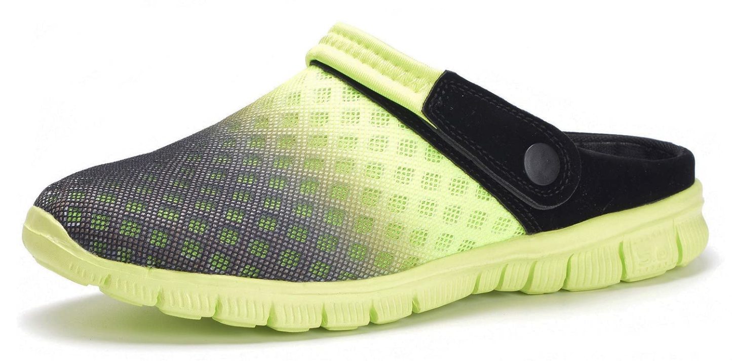 Mules Respirant Chaussures de Jardin Perforés-Sabot de Plage Sport Pantoufles Piscine Sandales-Luckweek