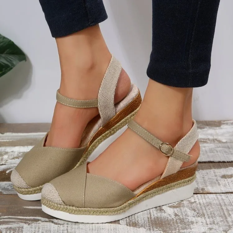 Sandales Espadrilles à Bouts Fermées