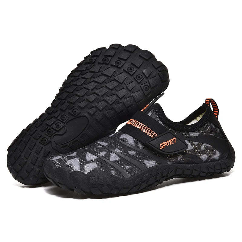 Chaussures d'eau pieds nus respirantes à séchage rapide pour enfants