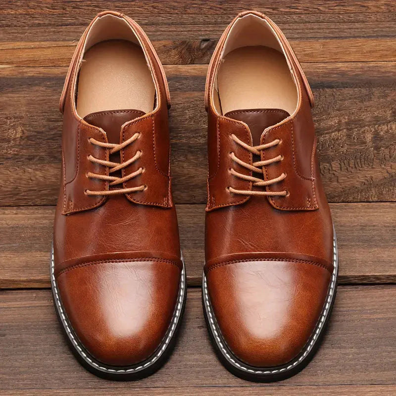  Chaussures Derby Vintage Robustes Pour Homme