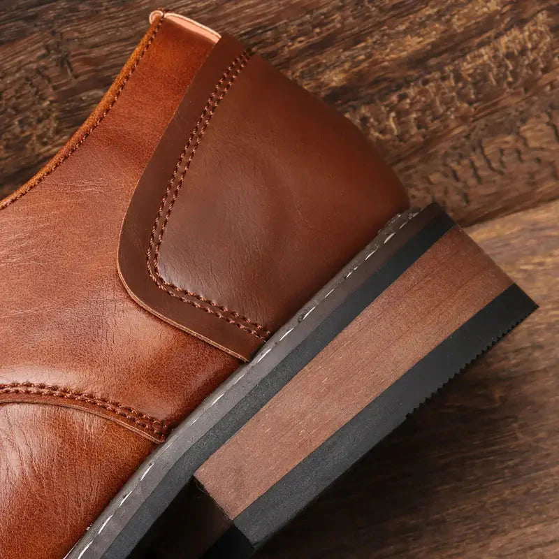  Chaussures Derby Vintage Robustes Pour Homme