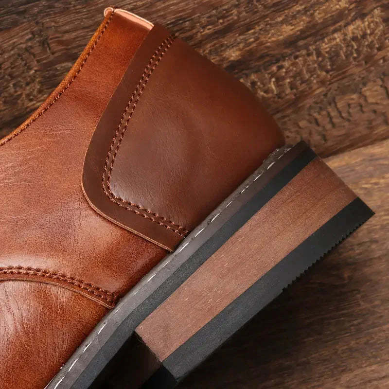  Chaussures Derby Vintage Robustes Pour Homme