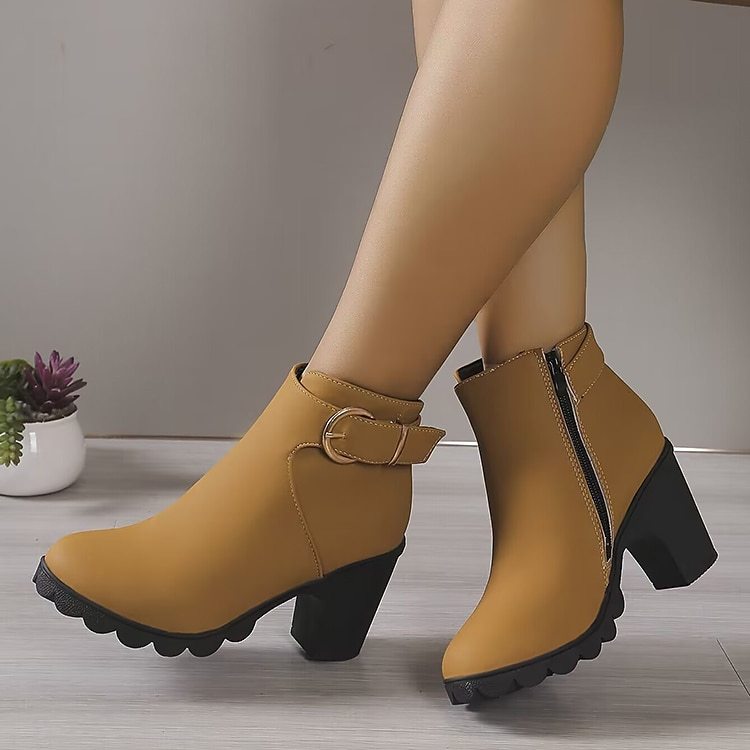 Femme Bottes Bottes de Combat Grandes Tailles Bottes quotidien Bottines Bottines Mode Décontractées Minimalisme Faux Cuir-Luckweek