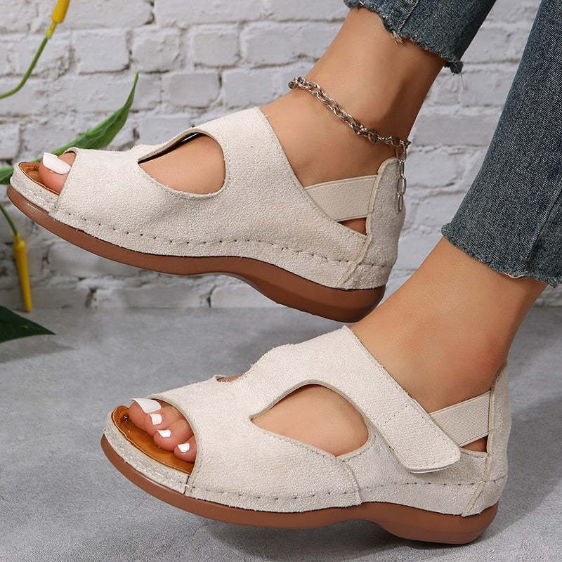 Sandales à Semelles Compensées Pour Femmes - Symla-Luckweek