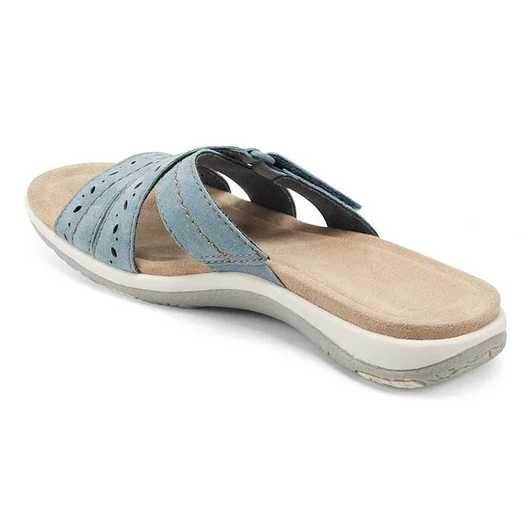 Chaussures orthopédiques de soutien de la voûte plantaire en cuir souple