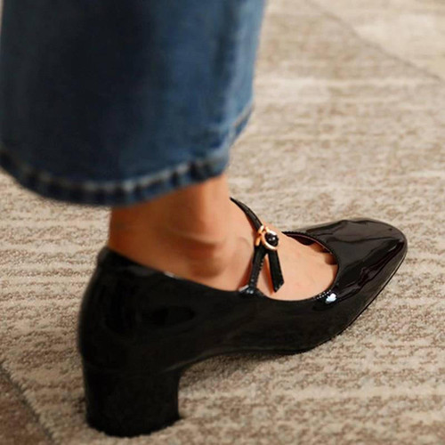 Chaussures à Talons Style Mary Jane-Luckweek