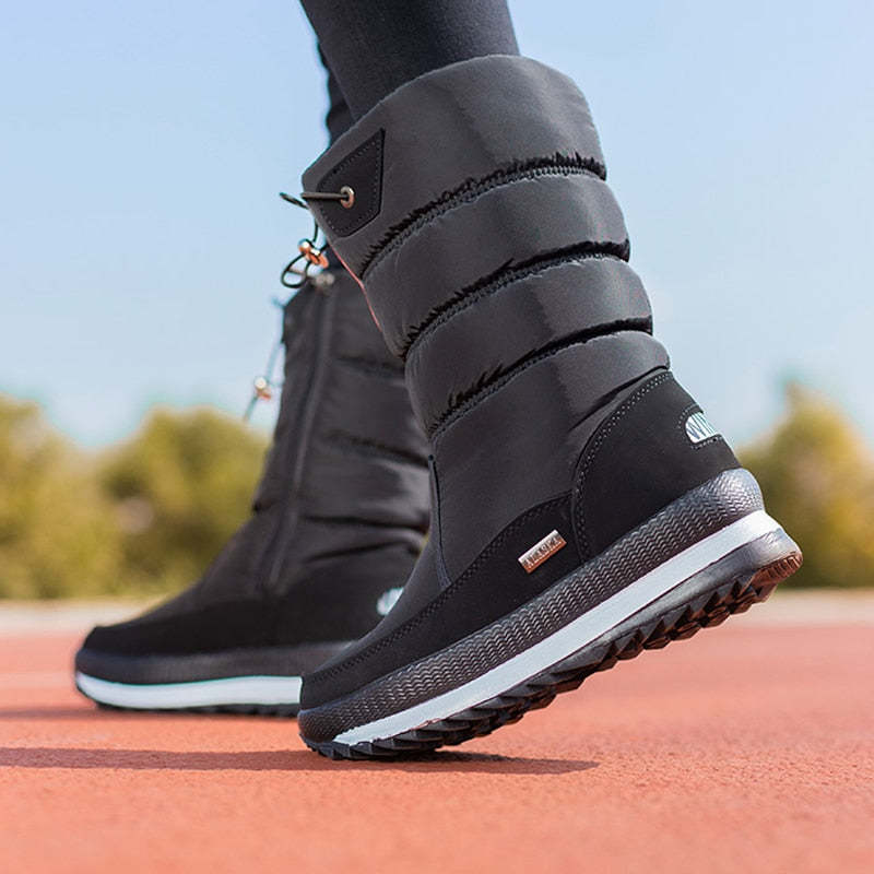 Bottes épaisses de neige imperméables et antidérapantes-Luckweek