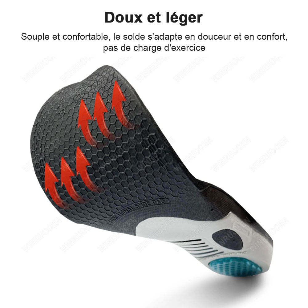 Semelles orthopédiques Premium en Gel 3D pour la fasciite plantaire-Luckweek