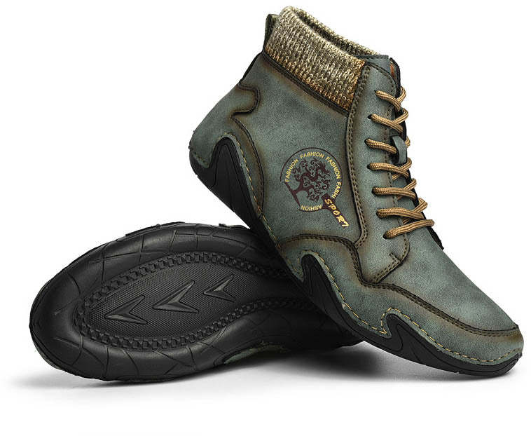 Bottes plates décontractées confortes et antidérapantes