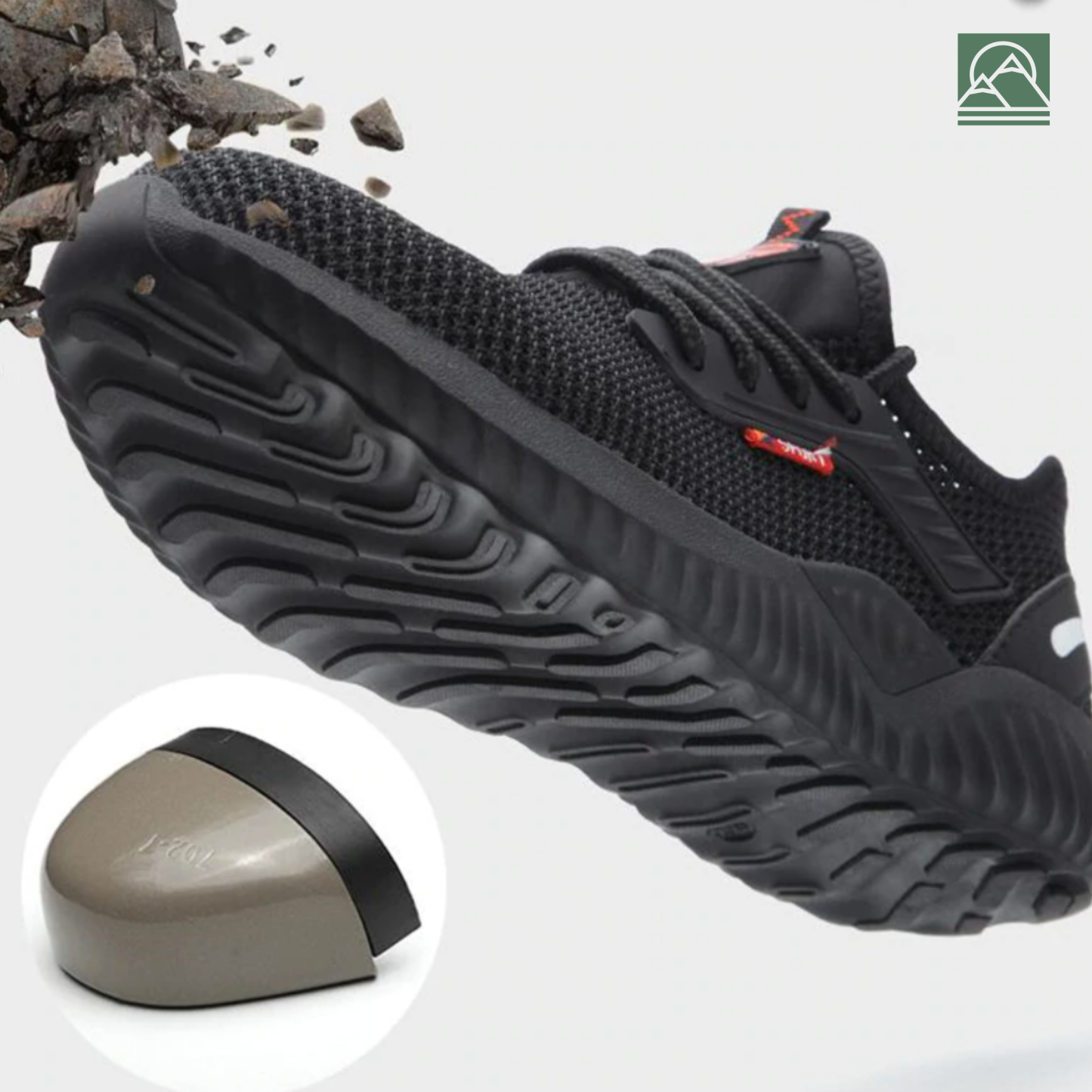 Chaussures de sécurité Homme Femme - Baskets Indestructibles - Ultra Solide à Coque-Luckweek