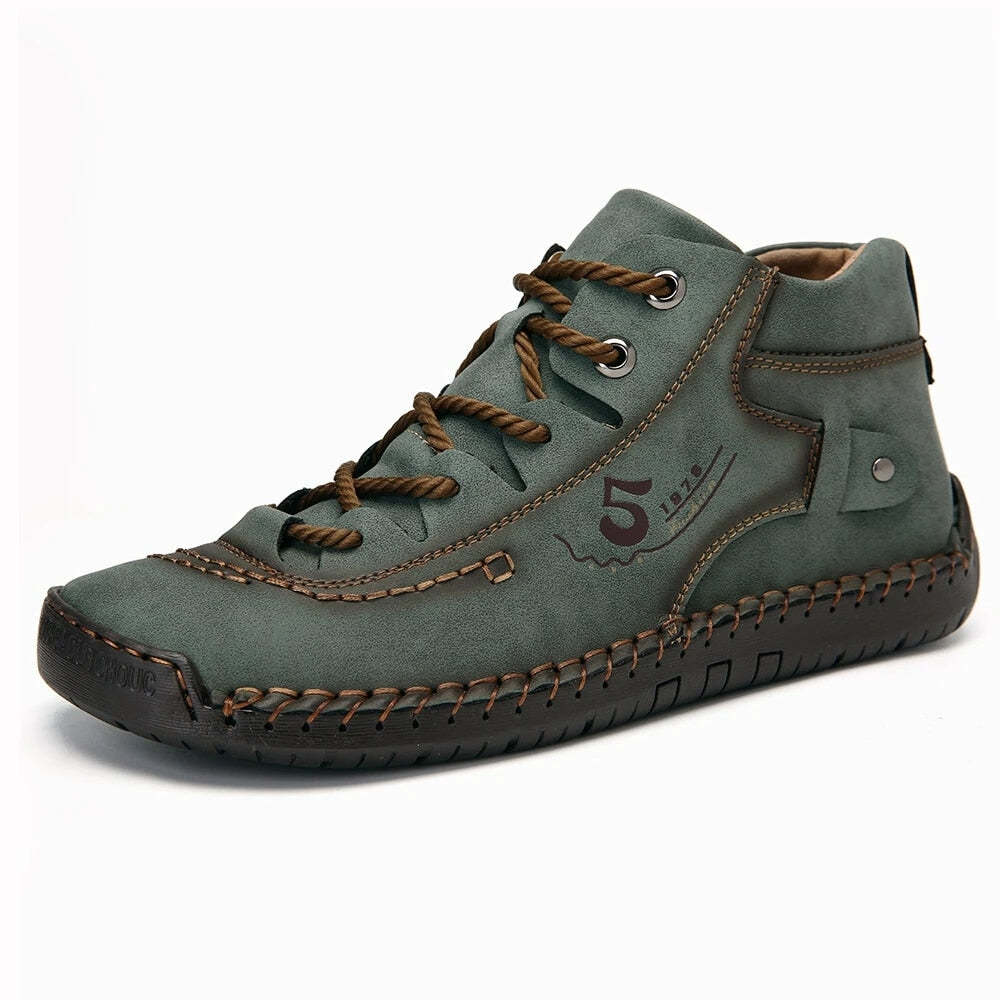 Mocassins d'hiver en cuir pour hommes décontractées et confortables-Luckweek