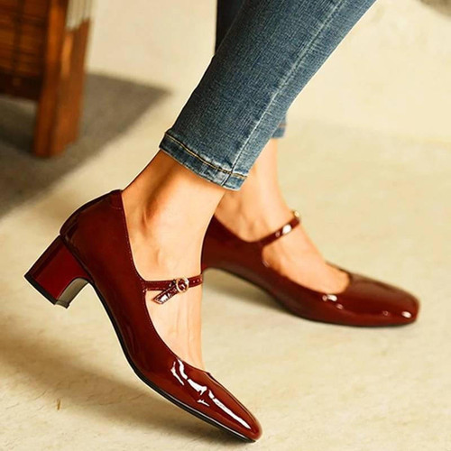 Chaussures à Talons Style Mary Jane-Luckweek