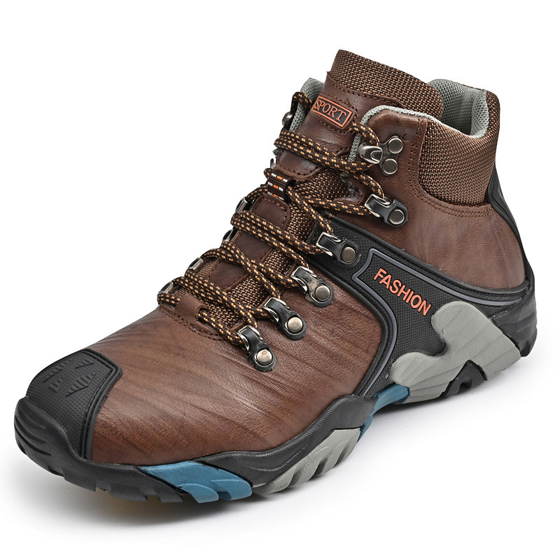Chaussures montantes de randonnée confortables de haute qualité-Luckweek