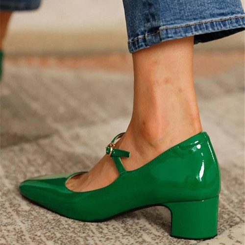 Chaussures à Talons Style Mary Jane-Luckweek