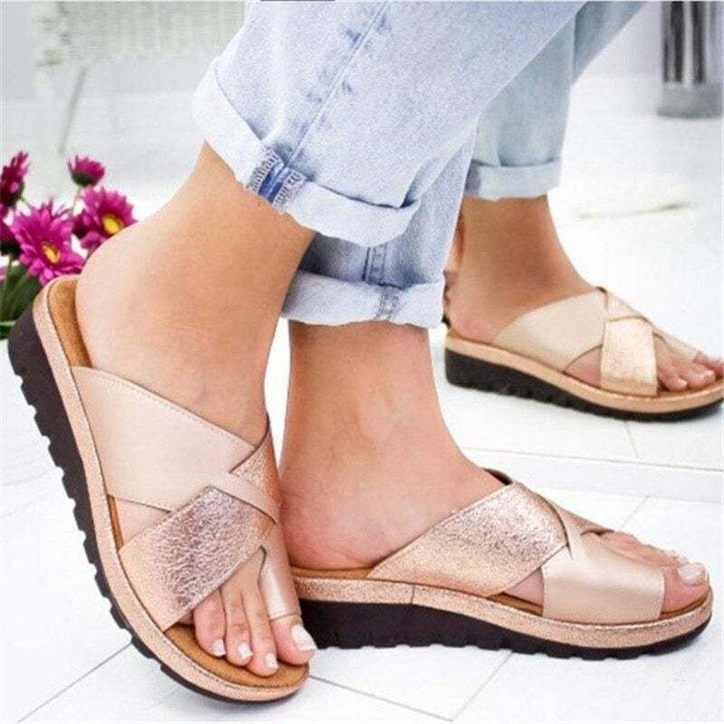 Chaussures De Correction De Sandales à Bout d'Oignon Pour Femmes