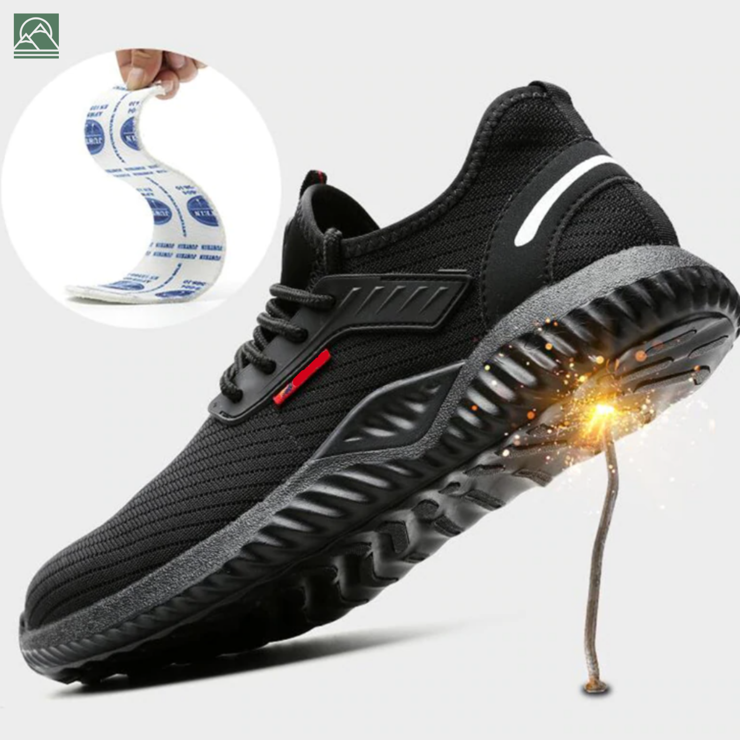 Chaussures de sécurité Homme Femme - Baskets Indestructibles - Ultra Solide à Coque-Luckweek