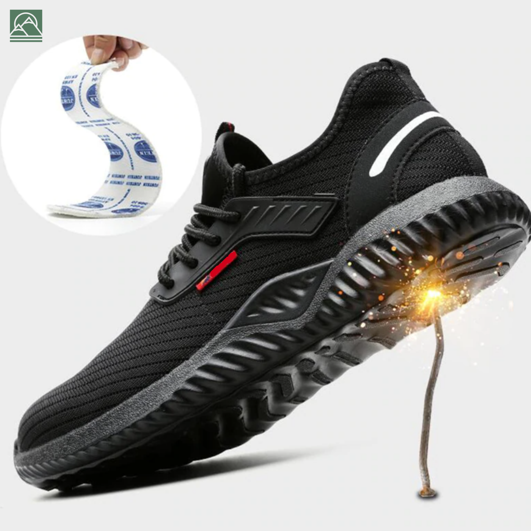 Chaussures de sécurité Homme Femme - Baskets Indestructibles - Ultra Solide à Coque-Luckweek