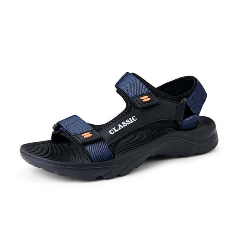 Sandale orthopédique pour hommes, soutien de la voûte plantaire, légère, antidérapante-Luckweek