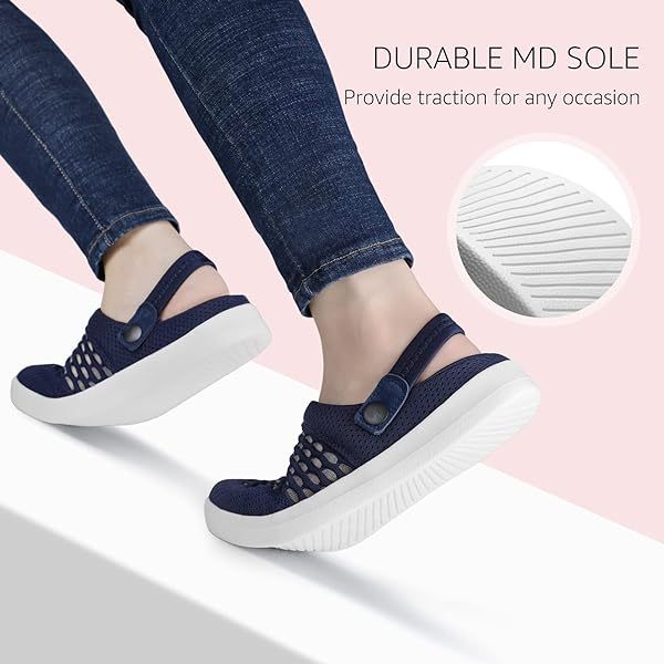 Femme Sandales été Mules et Sabots Femme Chaussons de Jardin