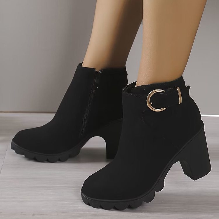 Femme Bottes Bottes de Combat Grandes Tailles Bottes quotidien Bottines Bottines Mode Décontractées Minimalisme Faux Cuir-Luckweek
