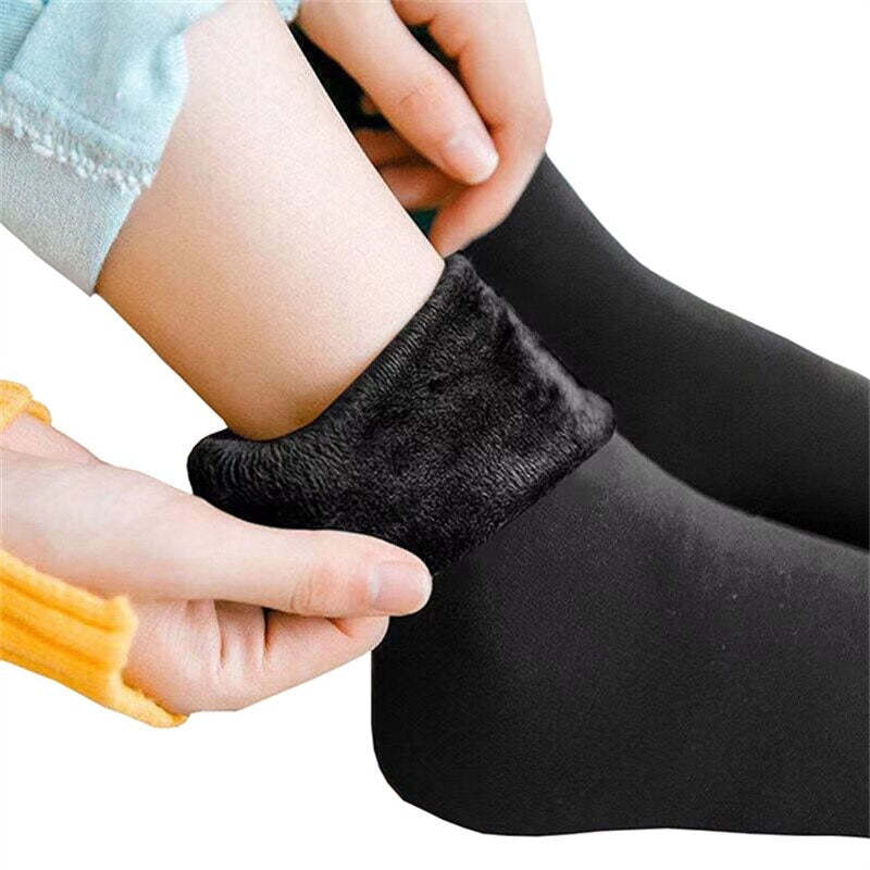 Chaussettes épaisses chaudes en velours-Luckweek