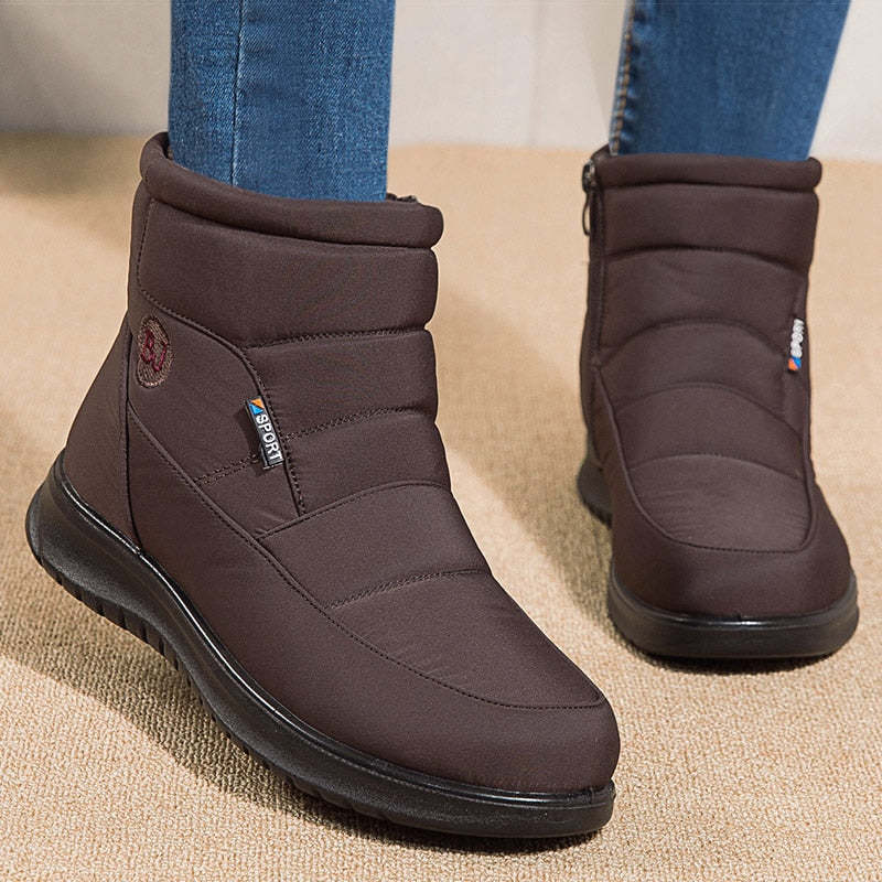 Nouvelles bottes d'hiver chaudes et imperméables-Luckweek