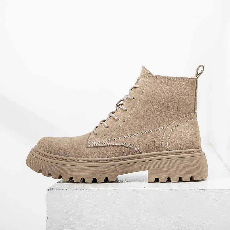 Bottes fashion en daim-Luckweek
