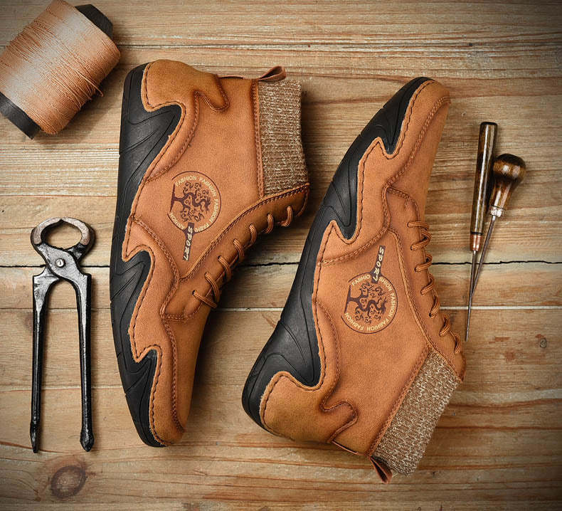 Bottes plates décontractées confortes et antidérapantes