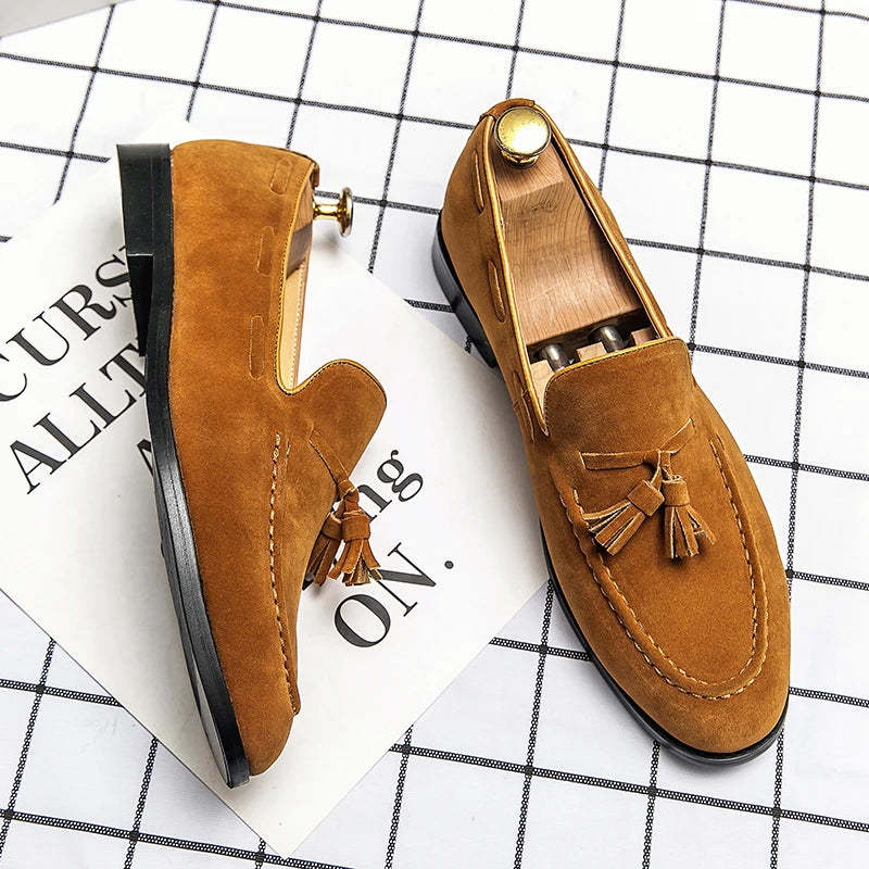 Michele Fabris - Mocassins en daim à glands