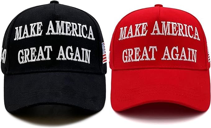  2024 45-47 Hat Make America Great Again Black Maga Hat - 2 Hat Bundle - Mix Colors Available-MakeAmericaGreatAgain