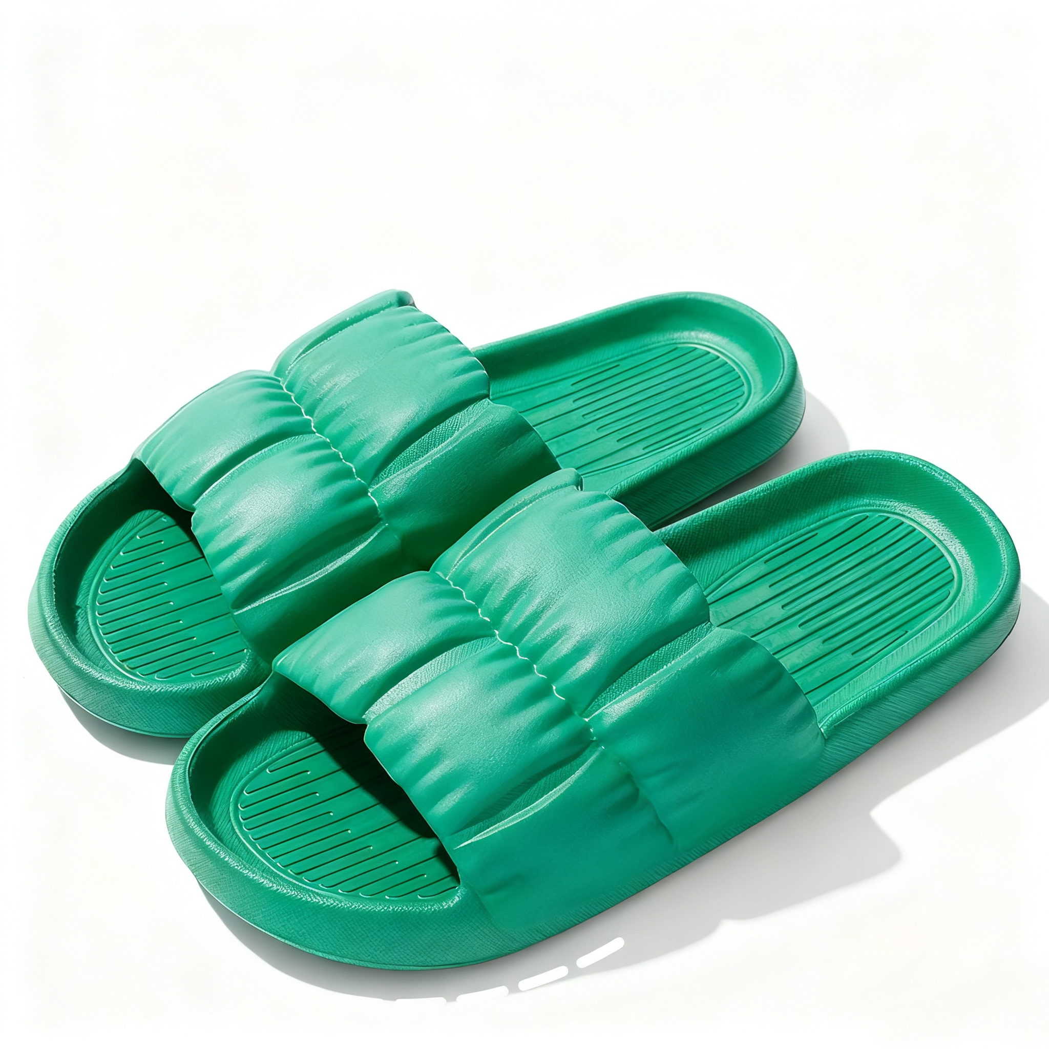 Women's and Men's Pleated EVA Thick-Soled Slippers