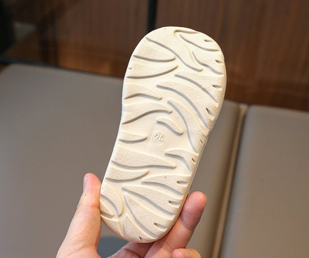 Baby fleece-lined thickened warm cotton snow boots